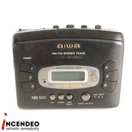 Retro AIWA Auto Reverse Portable Radio Cassette Tape Player HS-TX446