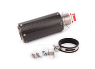 DGJLI ท่อท่อไอเสีย Sc รถจักรยานยนต์51มม. 60มม. ตัวเก็บเสียงท่อไอเสียไทเทเนียมอััลลอยคาร์บอนไฟเบอร์ S