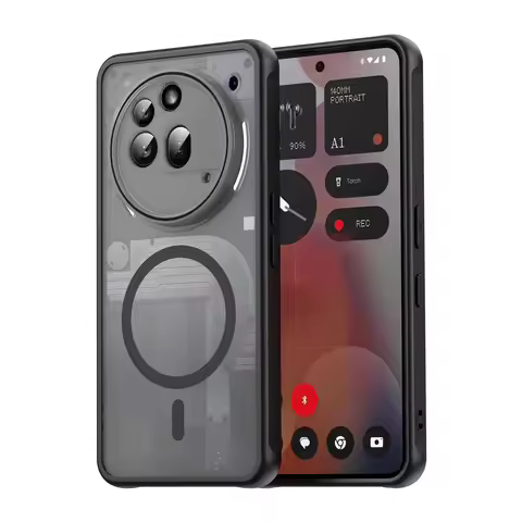 New Matte Transparent Anti-Shock Magnetic Case for Nothing Phone 3A Pro For Magsafe Wireless Charge 