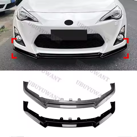 For Toyota 86 GT86 FT86 2012-2016 Front Chin Spoiler Bumper Splitters Front Lip Body Kits