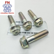 NF BOLT 14 STEEL TItK 4 M10AKU45 length 4.5cm Original Mitsubishi suitable for motorbikes, cars and 