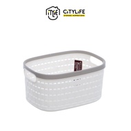 Citylife Rattan Basket Storage 3.65L - White - L7263 - Citylong