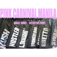 reflective baggy short hip-hop streetlife outfit premium quality