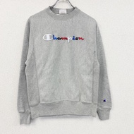 Champion Reverse Weave 運動衫/運動鞋，附貼布和刺繡標誌，當前款，灰色，S 碼，古著