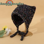 LANFYGOODS Cat Ear Hat, Keep Warm Thicken Knitting Cap, Fashion Ear-protected Cute Cat Ear Beanies C