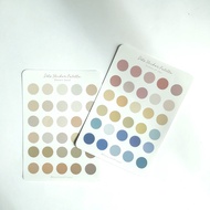 Desert Sand & Colors of Joy Dots Sticker | Glossy Dots Sticker | Glossy Bujo & Journaling
