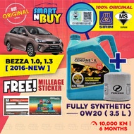 Perodua Engine Oil 0W20 Fully Synthetic Original Minyak Hitam Kereta Perodua Bezza 2016 - New Baru M