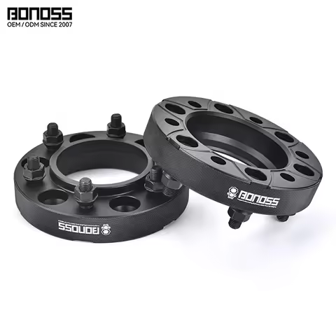 BONOSS High Performance AL6061-T6 CB106 Hubcentric 25mm 6 Lug Wheel Spacer 6x139.7 Wheel Adapter（1 P