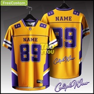 NFL OVERSIZED JERSEY LYCRA CUSTOM NAME