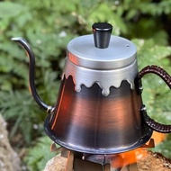 日本新光堂 日本製富士山型純銅細嘴手沖壺-380ml