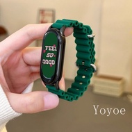 Silicone Ocean Breathable Strap for Xiaomi Mi Band 10 9 8 7 6 5 4 3 NFC Sports Bracelet Replacement 