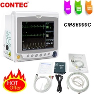 Baru CONTEC Patient Monitor 8 TFT Color Screen Display Patient Monitor ICU Vital Signs ECG NIBP SPO2