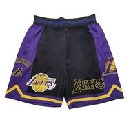NBA style jersey shorts.
