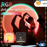 OLINI  Sunset Lamp, Adjustable Brightness Photography Lighting LED Projection Lamp, Stylish  Lightin