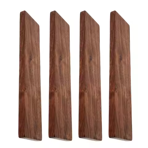 4Pcs Wood Lumber Boards Walnut Natural Grain Solid Handcrafts DIY Projects 7.8x1.9x0.4 Woodcrafts Wo