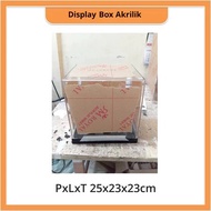 Acrylic Display Box 25x23x23cm With Black Base