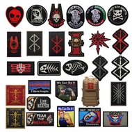 Viking Outdoor Bag Accessories Symbol Arrow PVC Patch Velcro Armband Embroidered Cloth Sticker Badge