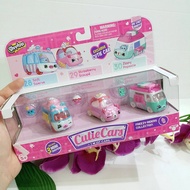 SHOPKINS CUTIE CARS PLAYSET OF 3 Packs 3 28 29 30