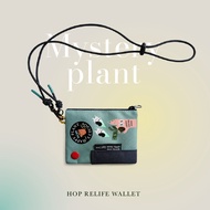 กระเป๋าสตางค์ห้อยคอ Hop wallet x เซทลาย Mystery plant