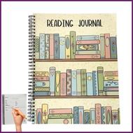 Book Review Journal Portable Journal Book for Reading Personal Organizers Study Tracker Read List Ch
