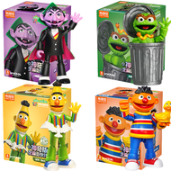 Original Blokees Sesame Street Action Figure Building Block ERNIE BERT ออสการ์ GROUCH ELMO อะนิเมะตุ