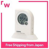 CASIO alarm clock radio wave digital wave scepter flashlight function temperature calendar display white DQD-410J-7JF