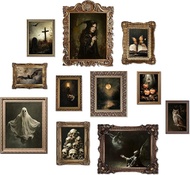 Skyists Dark Academia Decor Victorian Gothic Wall Art พิมพ์Gothic Home Decor Dark Moody Decor Aesthe