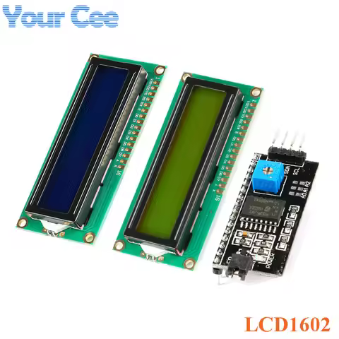 1602 Blue Yellow-Green Screen IIC/I2C LCD Module LCD1602 5V Adapter Plate 1602A Display for Arduino
