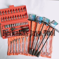 Wrench Package Socket Wrench Set + Socket Wrench Set 46 pcs + 5 T-Spanners