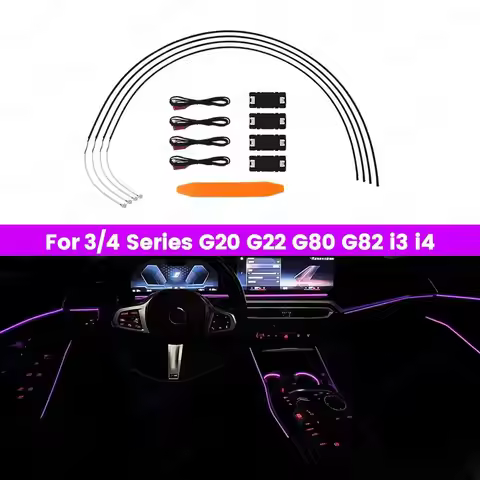 LED Door 11 Colour Ambient Lights For BMW G20 G21 G22 G26 G80 G82 M3 M4 New 2/3/4 Series Car Auto In