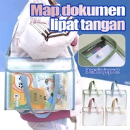 A4 Water Bag Holder File Bag Folder Multi File Bag File Folder Clear Document Folder Layer Anti Tran