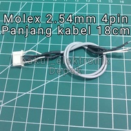 Cable + molex 2.54mm 3pin 4pin 5pin 6pin audio signal cable