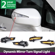 Dynamic LED Turn Signal Lights Rearview Mirror Indicator Blinker Repeater For Honda Civic Mk8 Sedan 