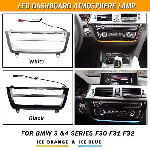 Ambient Light Kit Dashboard Center Console Center LED Lighting For BMW 3 4 Series F30 F35 F36 3GT F3