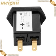 MEIGUII Engine Hour Meter, Timer 12-36V Hour Meter Timer, Universal DC Engine Hour Gauge Tractor