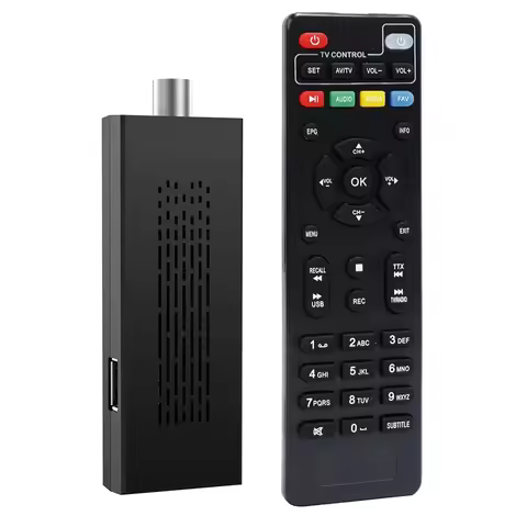 A62T-Digital Converter Box,Newest DVB-T2 H.265 TV Tuner Hidden Behind TV,TV Recording&Playback,TV Tu