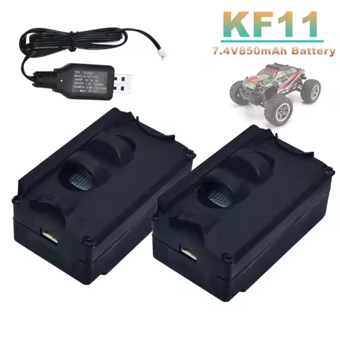 7.4V 850mah Li-ion Battery For KF11 Rc Car Charger KF11 4WD Remote Control Vehicle Charger Remote Co