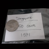 Singapore Coin / 50 Cents / 1971