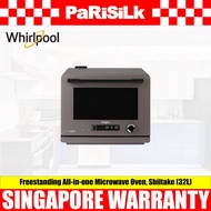 WHIRLPOOL MWP329TSS Freestanding All-in-one Microwave Oven, Shiitake (32L)
