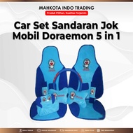 Doraemon 5 in 1 Car Seat Backrest Set Doraemon Car Accessories/