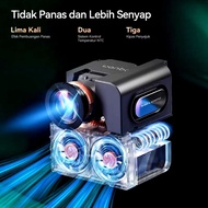 New New Wanbo Mozart Dmk Smart Projector 900ANSI Lumens HD 1080P Auto-Focus 8W *2 Speakers and bluet