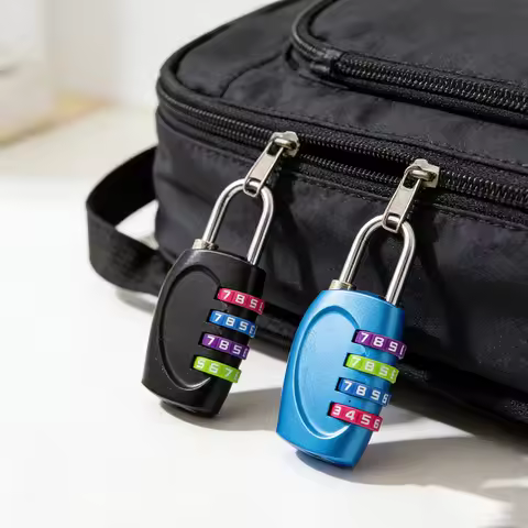 69*30mm Heavy Duty 4 Dial Digit Combination Padlock Weatherproof Protection Security Lock Outdoor Gy