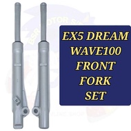 HONDA EX5 DREAM EX5DREAM/WAVE100 WAVE-100 W100 FRONT FORK SET ASSY ABSORBER DAMPER INNER OUTER DEPAN