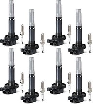 8PCS UF-622 Ignition Coils Pack & 91276 Iridium Spark Plugs Compatible with Ford F150 2011-2016, Mus
