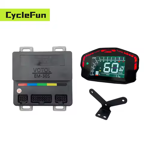 VOTOL EM30S 500W-1.5KW EM30 48V 60V 72V Sine Wave Votol Controller With DKD YXT Screen Display For M