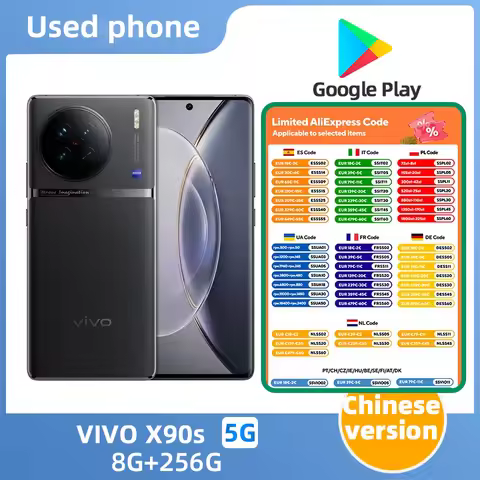 VIVO X90s 5G SmartPhone 6.78'' 120HZ AMOLED 50MP Camera 4810 mAh 120W NFC original used phone