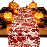 Halloween Tablecloth Spooky Bloody Realistic Scary Party Supplies Spooky Table Runner Halloween Deco