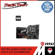 MSI PRO A620M-E DDR5 AMD AM5 M-ATX MOTHERBOARD
