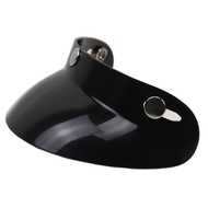 onlylove Universal Black 3-Snap Motorcycle Helmet Peak Lens Open Face Sun Shade Visor Shield