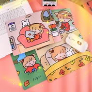 🔥【READY STOCK】Korean Ins Happy Bunny Girl Mouse Pad For Laptop iMac Desktop PC 5 Designs Computer Ac
